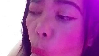 Hot Asia MILF First Dildo Play