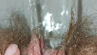 Pissing Woman, Hairy Pussy Pissing
