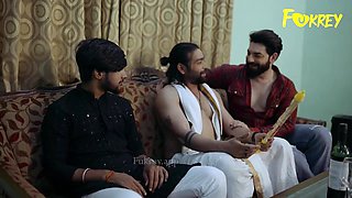 Feel raw Indian passion with a bhabhi's intense festive intimate play