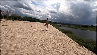 Nude Wild Beach And Abandoned Construction Site