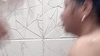 Holding the Ass Under Water and Hitting It Hard - Desi Shower Sex