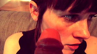 Pee drinking piss fetish babe solo plays with bottle