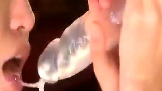 Asian Teen Toys Her Loosing Asshole with Big Dildo