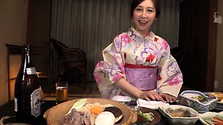 Small titted amateur cutie giving BJ in POV in the sex bus