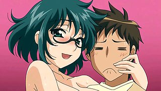 Glasses, sex toys, creampie