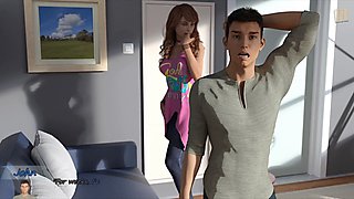 Huge city pleasures await in this erotic visual novel