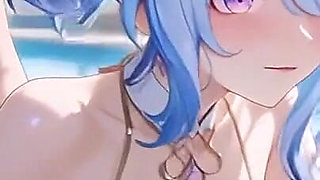 Odette - Bikini Poolside Hard Fuck POV