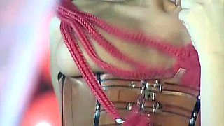 Wild blonde babes brings toys to the threesome