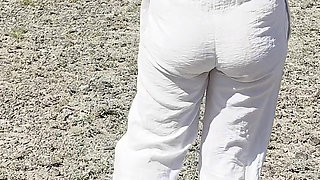 Compilation of Public Pissing in Nature! Wiping My Pussy with Toilet Paper! POV!