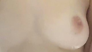 Amateur short haired teen brunette with