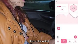 Hot Latina MILF with Big Tits Masturbates While Driving and Walking Outdoors - Real Orgasm