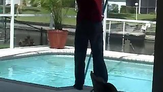 Desirae Spencer fucks pool guy: Big Tits, Big Ass  Blowjob Porn