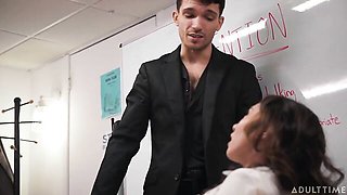 Asian angel with round ass Kimmy Kimm rammed by huge dick