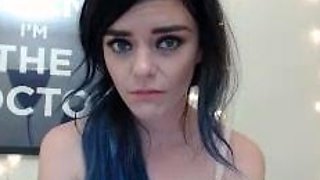 Awesome Teen With Big Boobs Dildo Masturbation