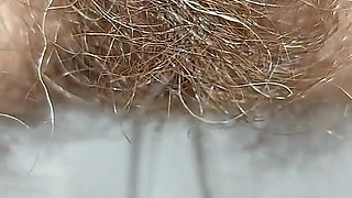 Woman Pissing in the Toilet, Golden Shower, Hairy Pussy Pee