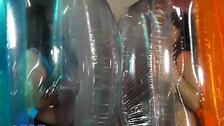 Bubble boobs fun with DaCada and Ashley Cumstar