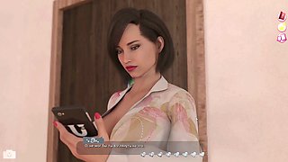 Romantic kiss with big natural tits in Russian