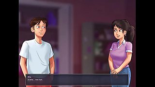 Hot Summer Time Saga - 3D Cartoon Sex Game with Big Moms