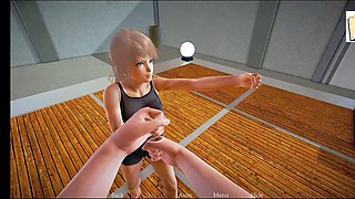 Steamy adult visual novel featuring 3D erotic stories with hot redheads and blondes