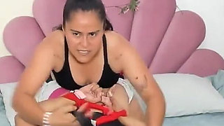 Latinas Lesbianas Dildo Sex