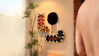 Beauty small tit amateur teen masturbating her shaved pussy