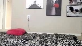 Big boob brunette masturbates on webcam