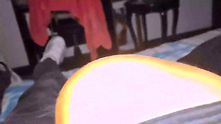 Sucking Cock While Using the Cell Phone. He Fucks My Ass and Leaves It Dripping Cum