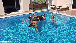 Pool Party with Our Rubber Toy