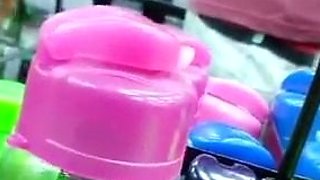 Amateur ass rammed outdoors