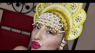 Two Princesses Mesmerize You with Their Sexy Bodies and Sticky Juicy Glossy Lipstick Kisses