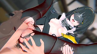 Anime, ass fuck, arknights
