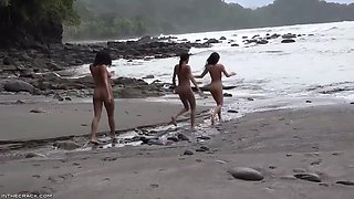 Kalina Ryu, Luna Star And Chloe Amour - Triple Lesbian Bikini And Nude Love (six Nipples)