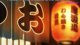 Brunette Decides To Use XL Condom On First Date ( Hentai Uncenored )