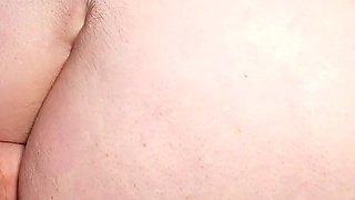 The Fat Ass of the Secretary and the Tiny Dick - Close-up of the Perspective Camera