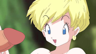 Super slutz tournament 2 - Roshi Fucking the fat ass of Erasa, Videl's friend from Dragon Ball Z