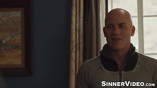 Towheaded dominatrix Riley Reyes deep-throats and rails a large fuckpole after seducing beefy Derrick Pierce