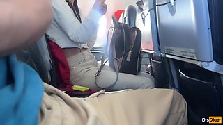 Katty West And Verified Amateurs - I Took My Dick Out Right On The Plane And The Stranger From The Next Seat Helped Me Cum In Two Minut