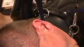 Humiliating ass penetrated in small penis guy
