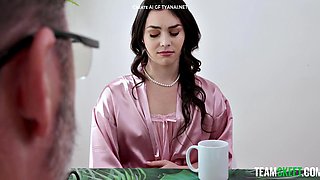 Step-Fantasy: Alina Voss Fucked by Dad in First