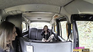 Ava Austen and Chloe Carter's pussy licking porn by Female Fake Taxi