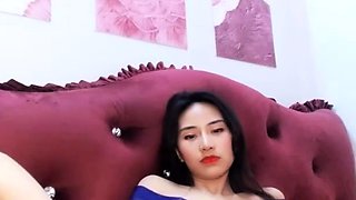 Close up POV of teen sucking cock