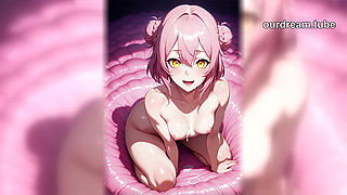 Perky Pink Hair Hentai Girlfriend Lives To Serve (AI)