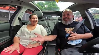 A 71-year-old granny, Dora Rodrigues, gives a blowjob in Ted's car while sharing life stories - Amateur, Brunette, Cougar, Latina>