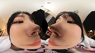 Amateur Asian College Teen Gives Blowjob