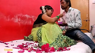 Beautiful Indian Wife On Her 1st Anniversary Night