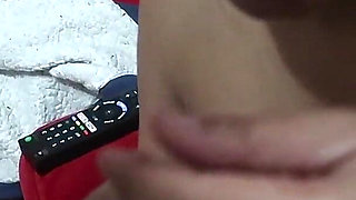 Indonesian Girl Open Her Mouth for Cumshot