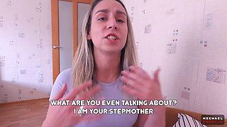 Only a Stepmoms Deepthroat Blowjob Will Make Her Stepson Get Out of Bed