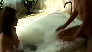 Seducing A Brunette Babe Into Lesbian Sex