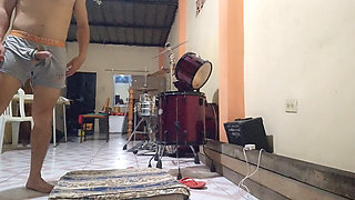 Stepmother Shows off a Luxurious Cock in Her Vagina, Rides It and Then Fucks While Crawling