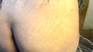 Caught Horny Boudi Pressing Big Boobs & Fingering While Taking Shower